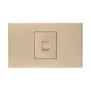Plastic Switch LYSK-Telephone Socket-GOLD